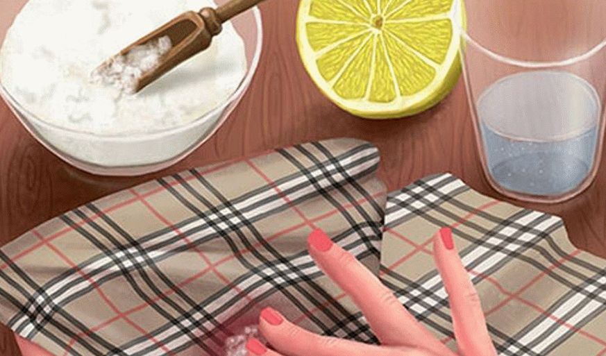 Как отбелить полотенца кухонные с маслом